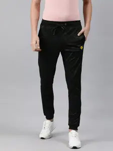 WROGN ACTIVE Men Black Solid Straight Fit Joggers