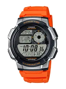 CASIO Youth Series Men Orange Dial Digital Watch AE-1000W-4BVDF - D121