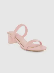 CORSICA Women Pink Solid Block Heels