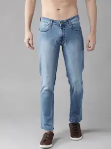 Roadster Men Blue Straight Fit Mid-Rise Clean Look Jeans