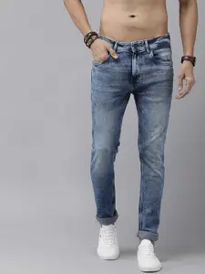 Roadster Men Blue Slim Fit Mid-Rise Clean Look Stretchable Jeans