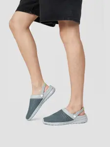 KazarMax Men Grey Clogs Sandals