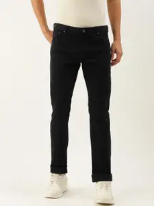 Calvin Klein Jeans Men Black Slim Fit Regular Trousers