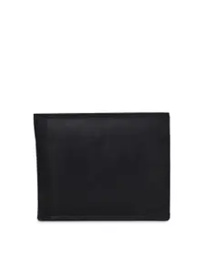 Bern Men Black Solid Two Fold Wallet