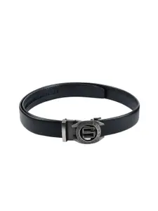 WINSOME DEAL Men Black Solid Belt