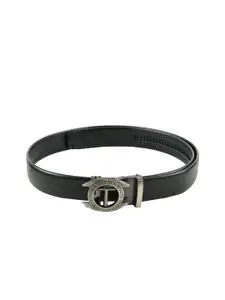 WINSOME DEAL Men Black Solid Belt