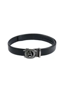 WINSOME DEAL Men Black Solid Belt