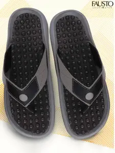 FAUSTO Men Grey Comfort Sandals