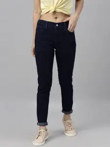 Levis Women Blue 710 Super Skinny Fit Mid-Rise Clean Look Stretchable Sustainable Jeans
