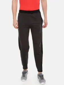 Dollar Men Charcoal Grey Solid Athleisure Track Pants