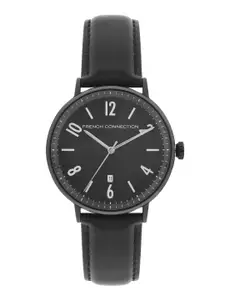 French Connection Men Black Analogue Watch