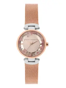 French Connection Women Pink Analogue Watch
