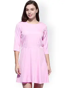 WISSTLER Pink A-Line Dress