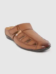 Roadster Men Tan Brown Shoe-Style Sandals