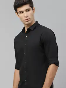 Levis Men Black Cotton Casual Shirt