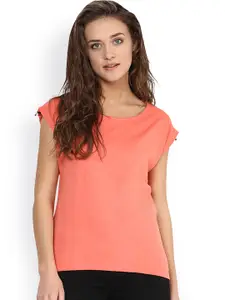 Miss Chase Coral Orange Top