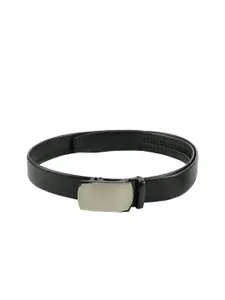 WINSOME DEAL Men Black Solid Belt