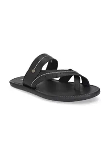 SHENCES Men Black Sandals