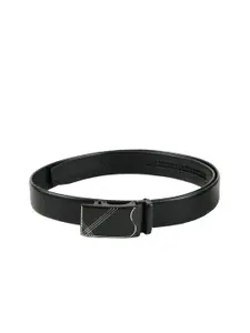 WINSOME DEAL Men Black Textured Belt