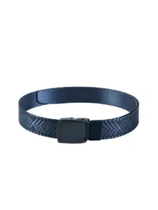 WINSOME DEAL WINSOME DEAL Men Navy Blue Woven Design Belt