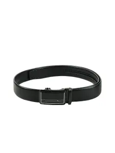 WINSOME DEAL Men Black Textured Belt