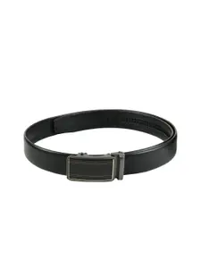 WINSOME DEAL Men Black Textured Belt