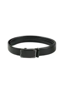 WINSOME DEAL Men Black Textured Belt