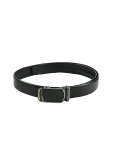 WINSOME DEAL Men Black Textured Belt