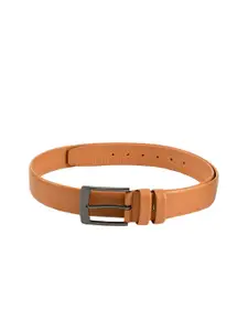 WINSOME DEAL Men Tan Brown Solid Belt