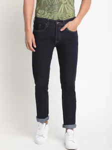 Pepe Jeans Men Blue Regular Fit Mid-Rise Clean Look Jeans