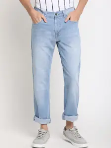 Pepe Jeans Men Blue Regular Fit Mid-Rise Clean Look Jeans
