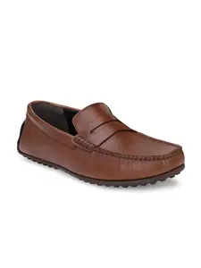 CARLO ROMANO Men Brown Driving Shoes