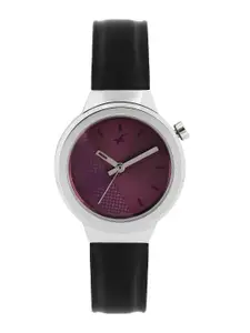 Fastrack Women Purple Printed Dial Watch 6149SL01