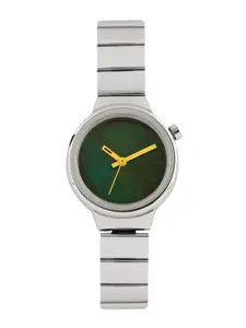 Fastrack Women Green Dial Watch 6149SM02