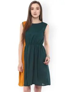 Zima Leto Green A-line Dress