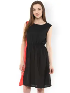 Zima Leto Black A-line Dress