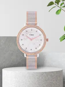 Timex Women Silver-Toned Analogue Watch - TWEL14703
