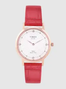 Timex Women White Empera Analogue Watch TWEL12704