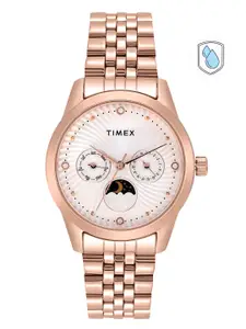 Timex Women Embellished Dial Multi-functional Analogue Watch - TWEL13106