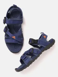 ADIDAS Men Navy Blue Solid Gladi 2.0 Sports Sandals