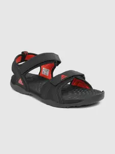 ADIDAS Men Black Solid THANGA Sports Sandals