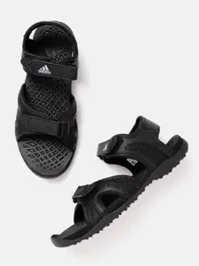 ADIDAS Men Black Perforated Namche Sports Sandals