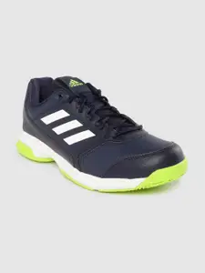 ADIDAS Men Navy Blue WOUNDROUS Tennis Non-Marking Shoes
