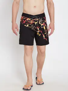 Speedo Black Printed Surfing Shorts