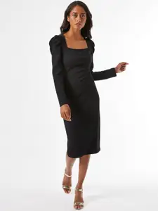 DOROTHY PERKINS Women Black Solid Petite Bodycon Dress