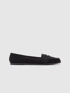 DOROTHY PERKINS Women Black Solid Loafers