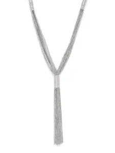 RICHEERA Silver-Plated Tasselled Multi-Stranded Necklace