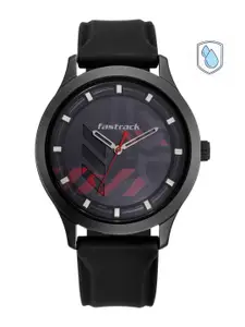 Fastrack Men Black Analogue Watch 3250NP01