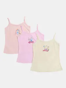 Bodycare Kids Girls Pack Of 3 DISNEY-PRINCESS Innerwear Vests KIA9208-PK001