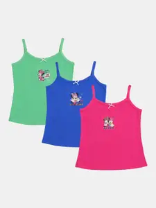Bodycare Kids Girls Pack Of 3 Assorted  Minnie & Daisy Innerwear Vests KIA9203-PK001